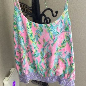 Lilly Pulitzer spaghetti strap adjustable top